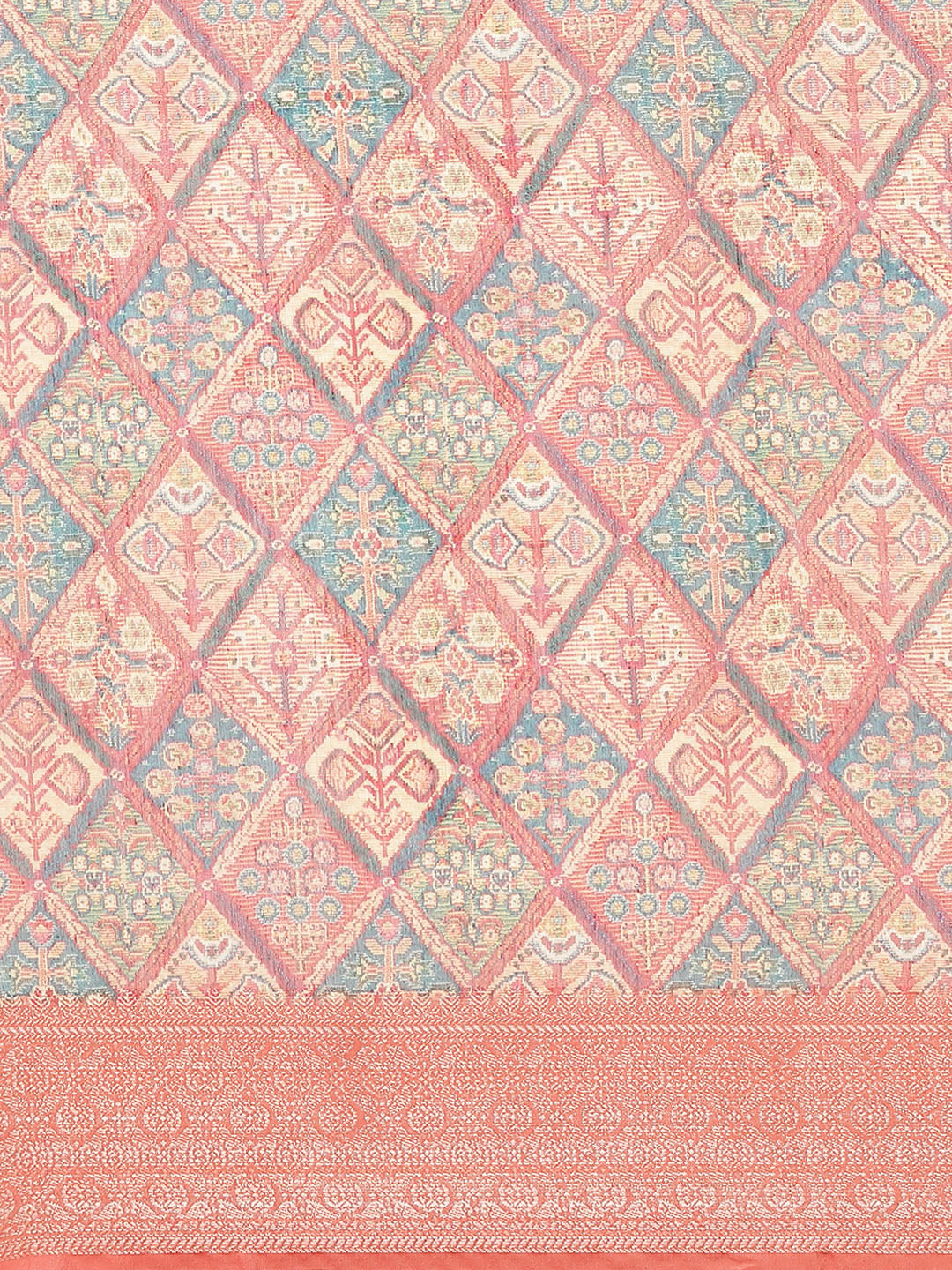Printed Cotton Chanderi Saree