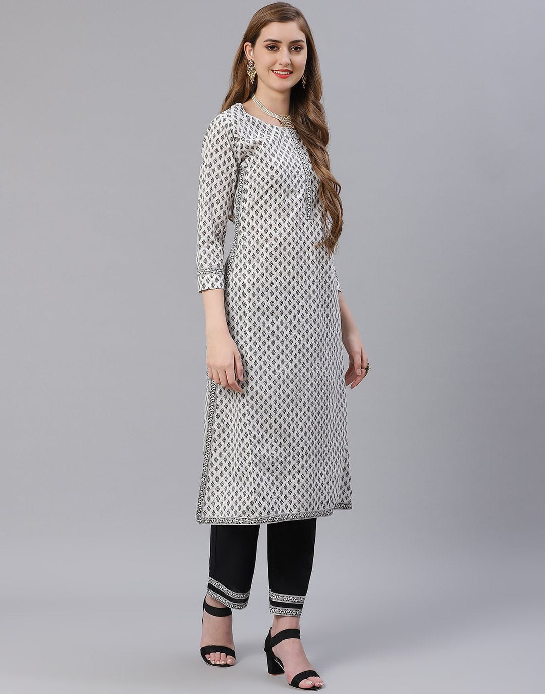 Cotton Printed Kurti With Pant