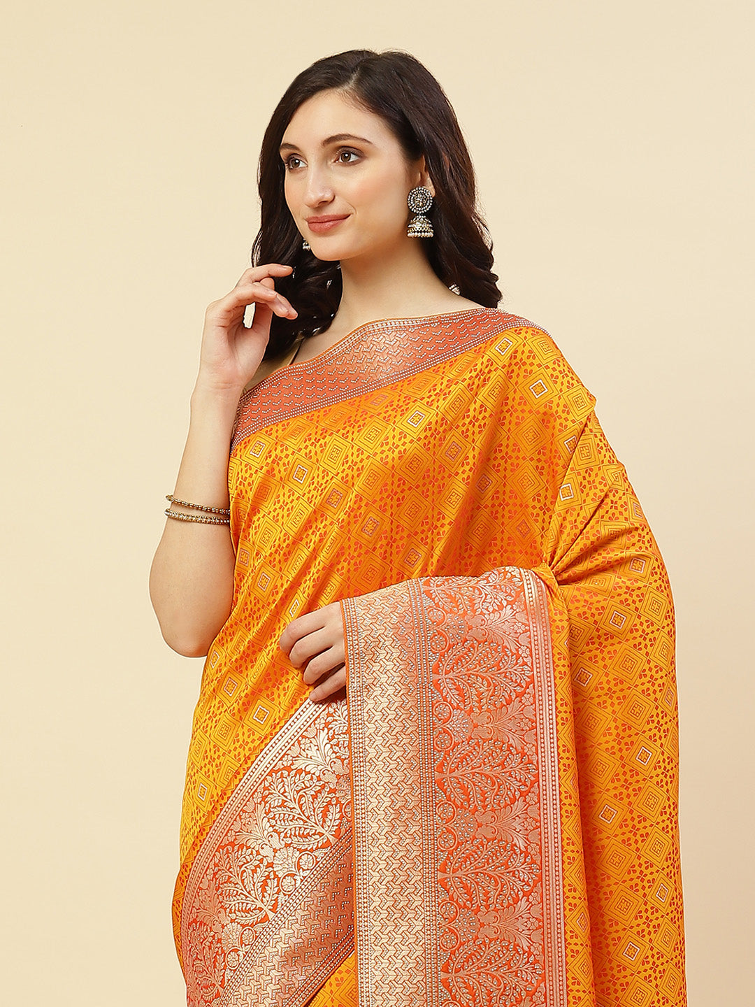 Jamawar Banarasi Art Handloom Saree