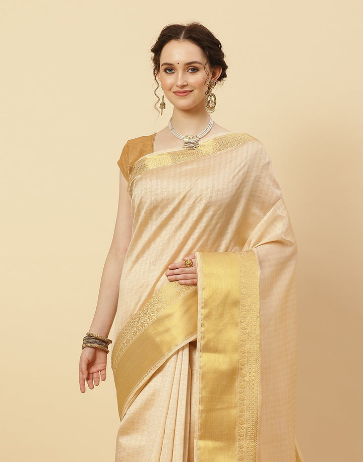 Woven Art Handloom Saree Zari Border Saree