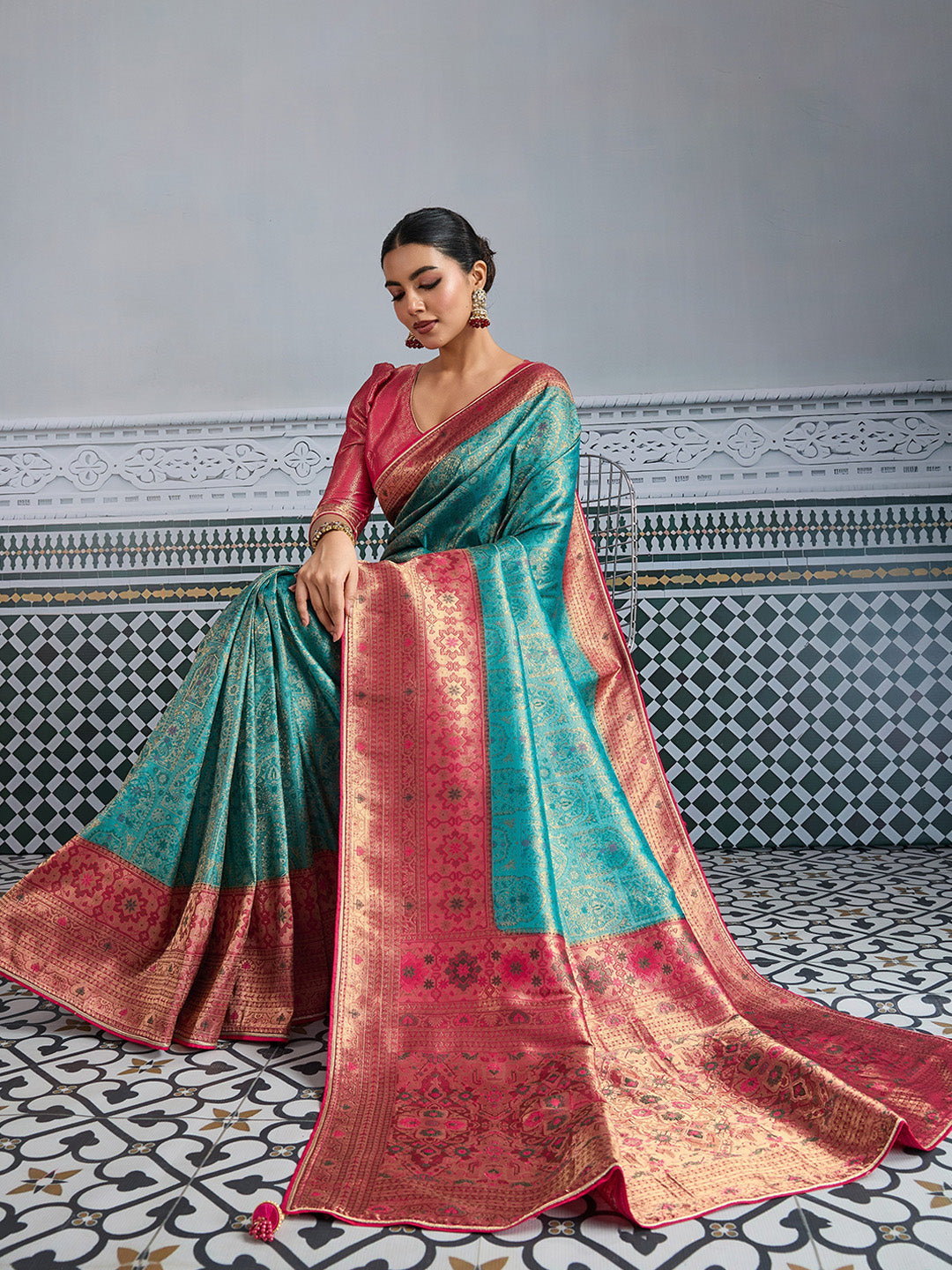 Woven Design Art Silk Saree