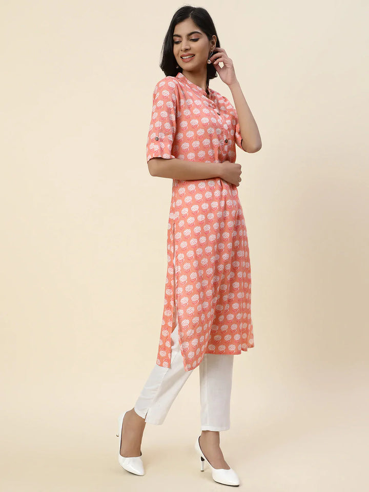 Printed Cotton Kurta