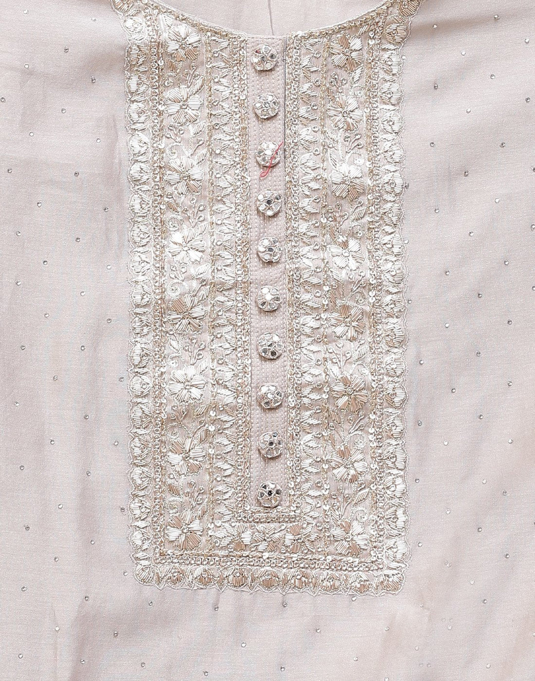 Embroidered Cotton Chanderi Suit Piece