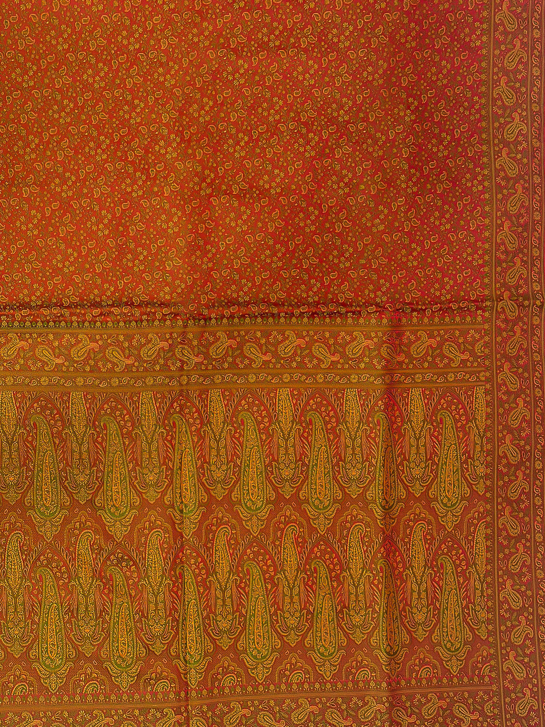Maroon Woven Design Satan Resham Banarasi Saree