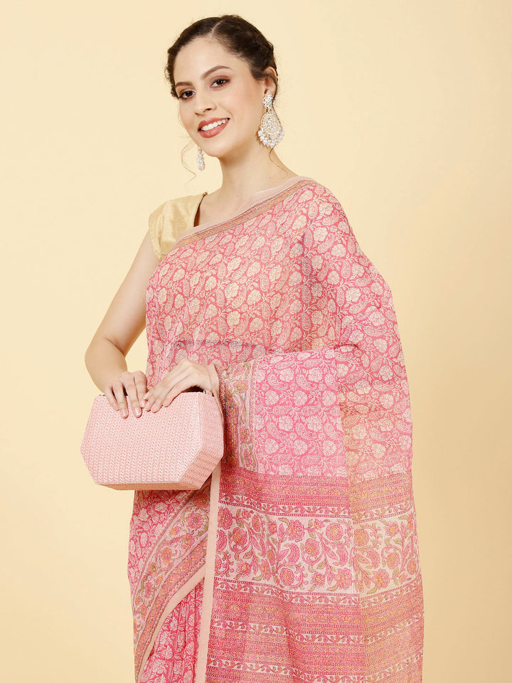 Printed Cotton Saree