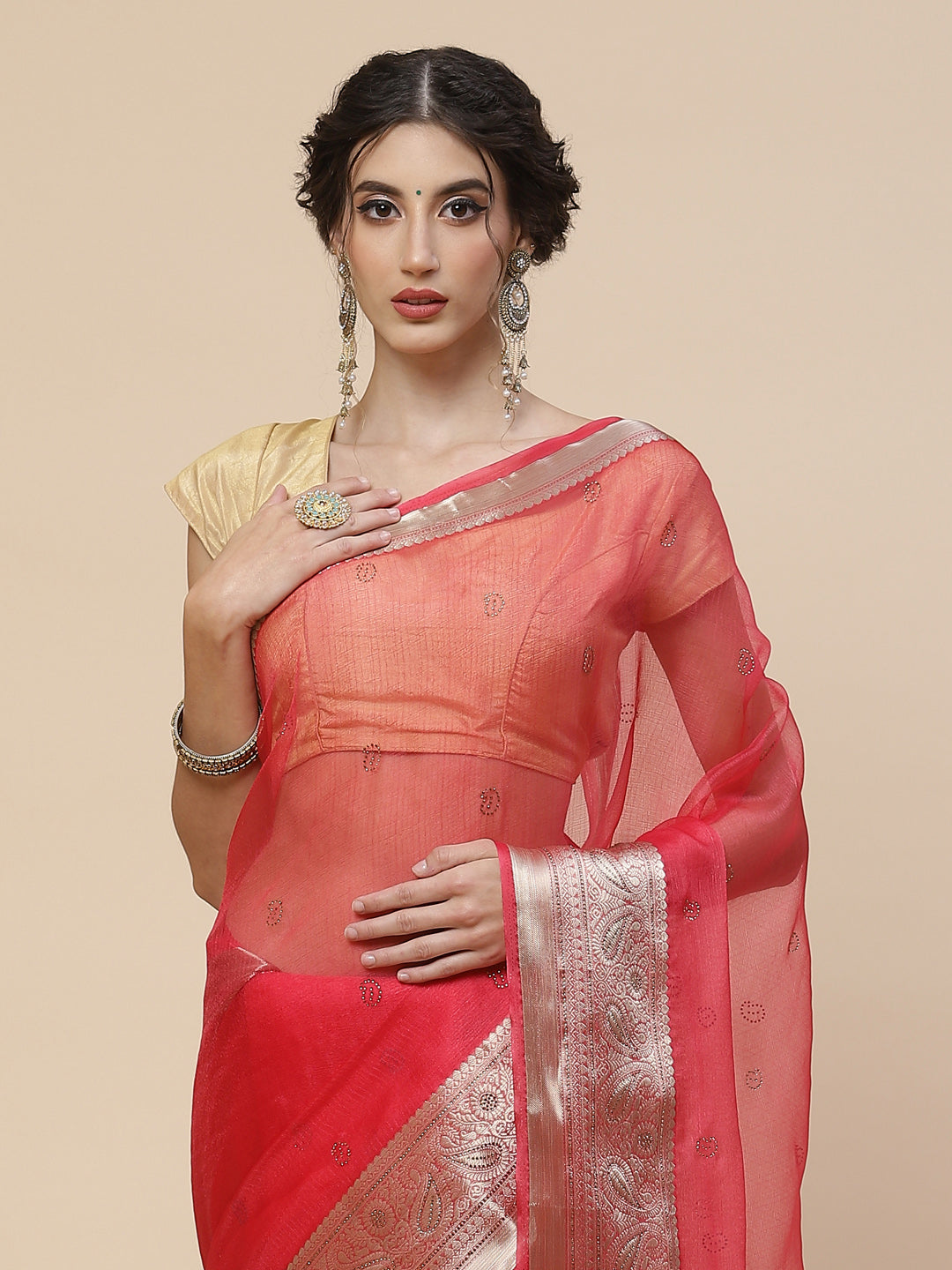 SAREES-PLAIN