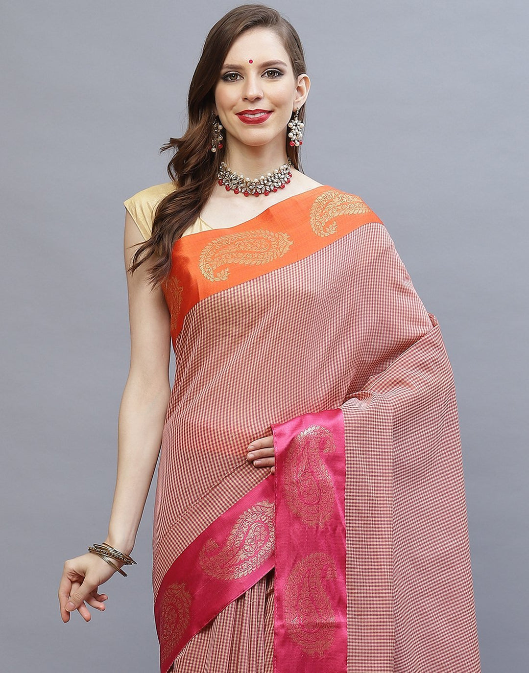 WOVEN COTTON SAREE