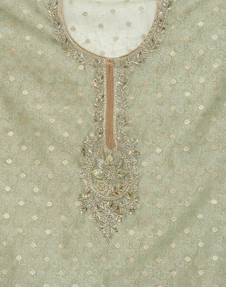 Chanderi Embroidered Suit piece