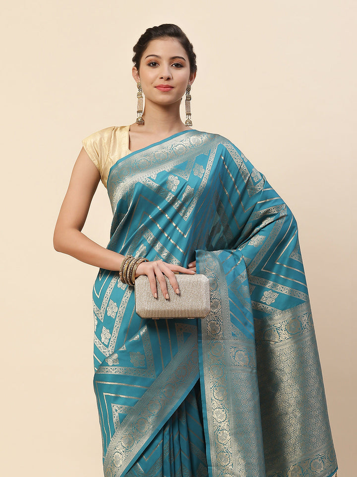 Zari Zaal Art Handloom Woven Saree