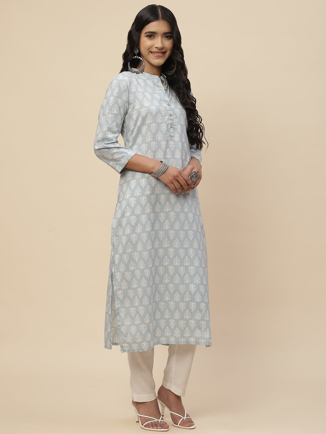 Printed Cotton Kurta