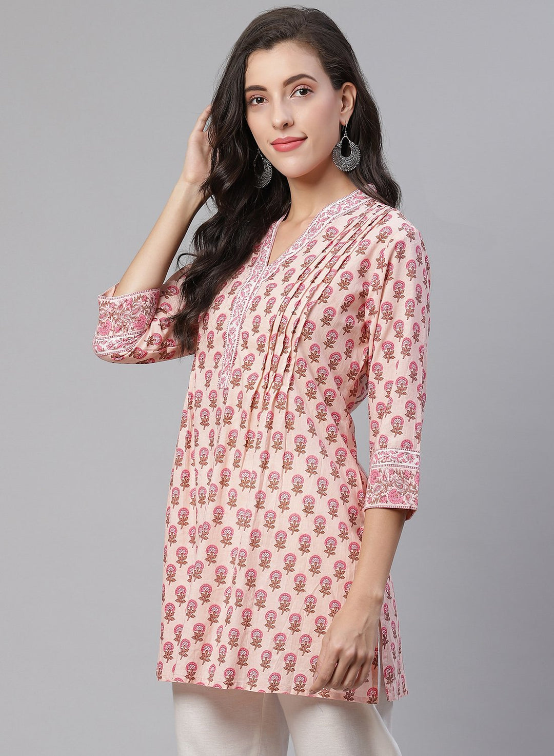 Cotton Printed Short Kurti