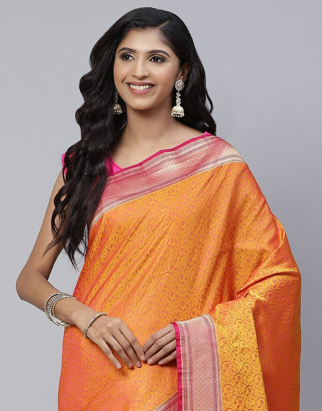 Woven Banarasi Tanchoi Saree