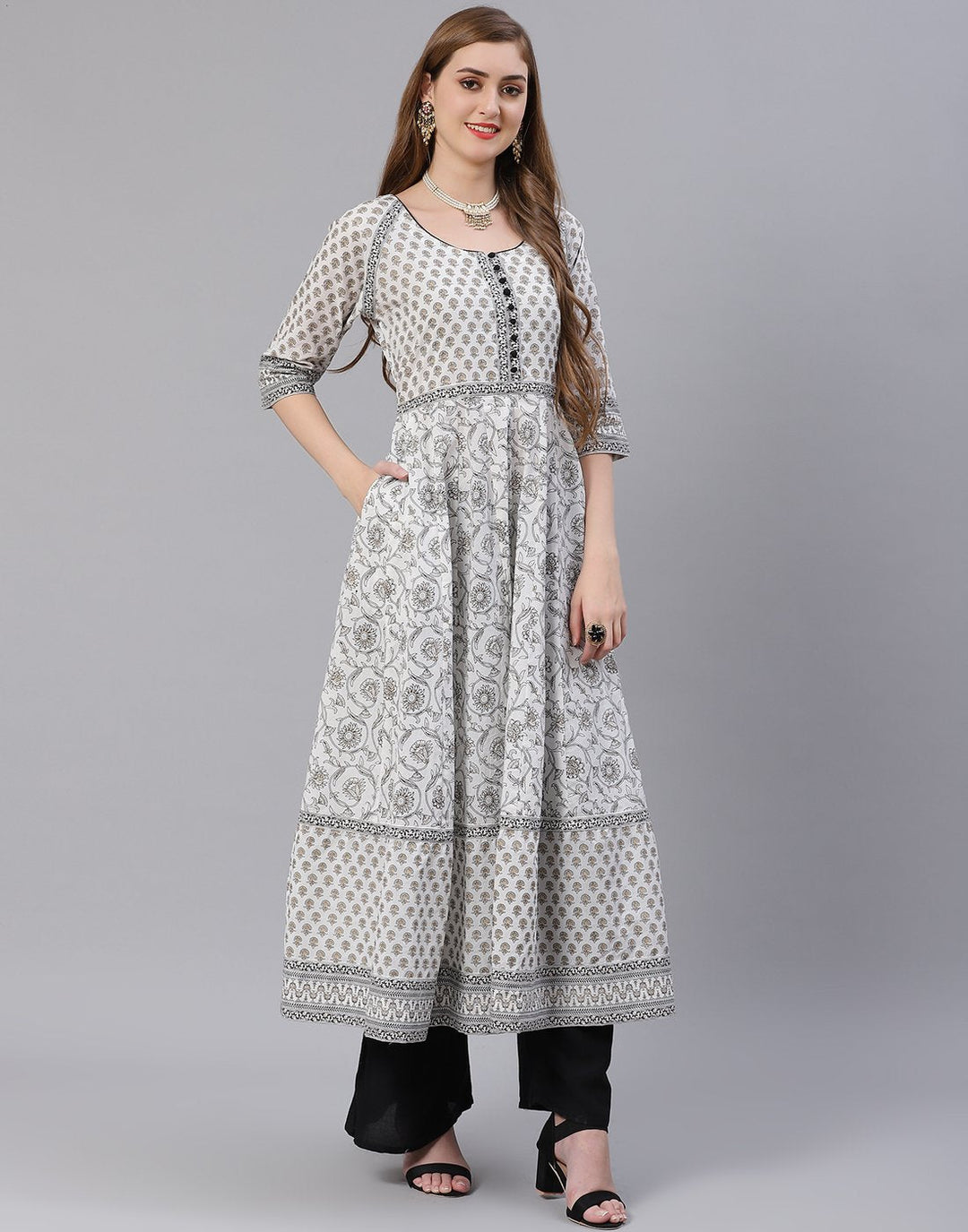 Anarkali Cotton Kurti