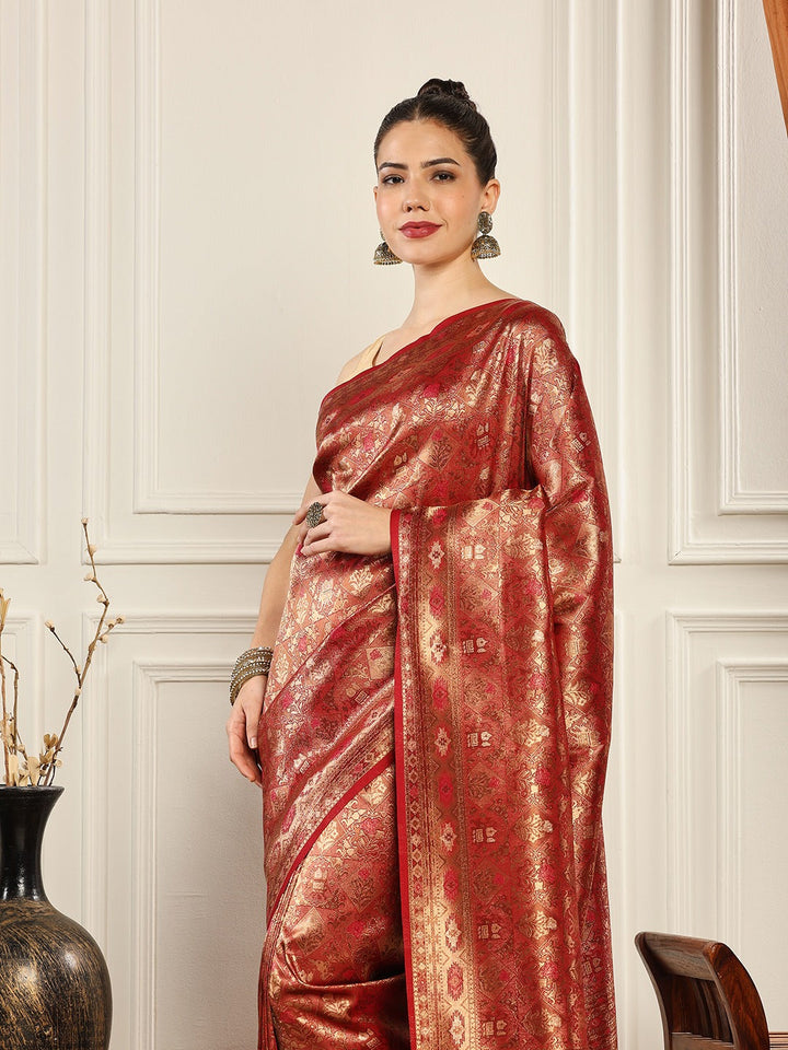 Woven Design Art Silk Saree