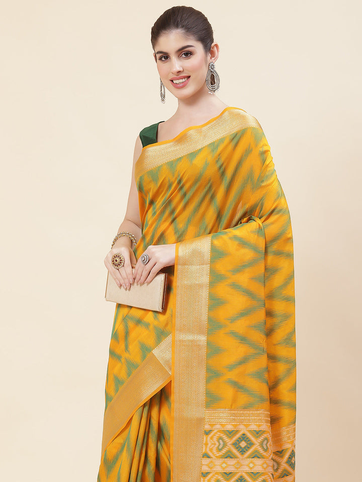 Zari Border Handloom Woven Saree
