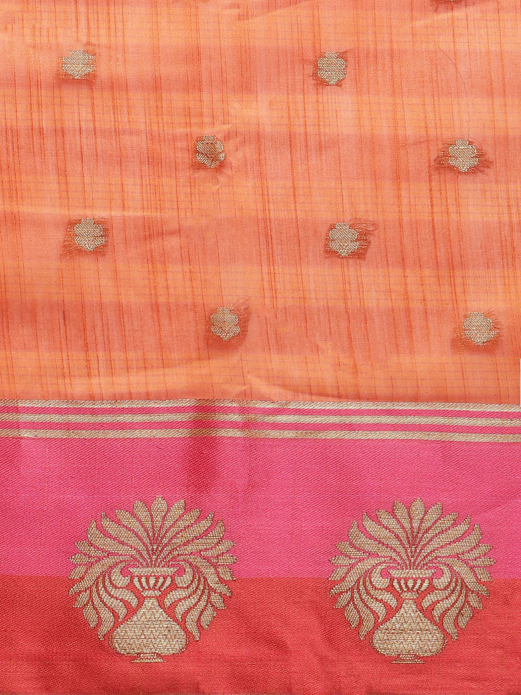 Zari Border Cotton Woven Saree