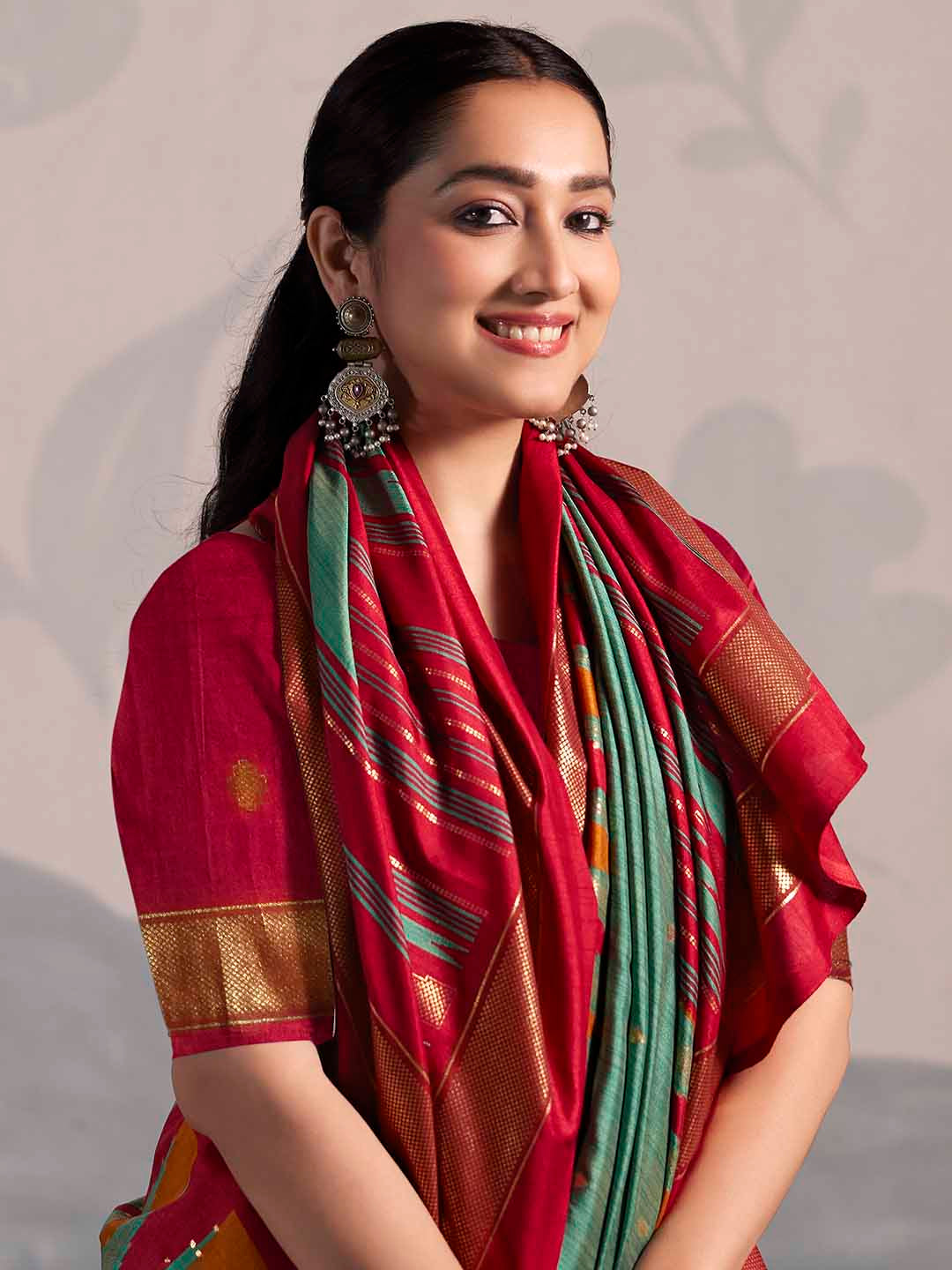 Printed Art Silk Saree