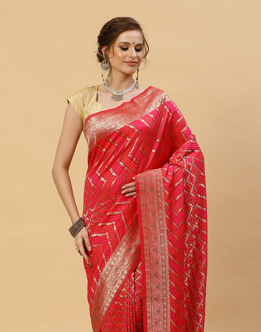 Woven Banarasi Art Handloom Saree