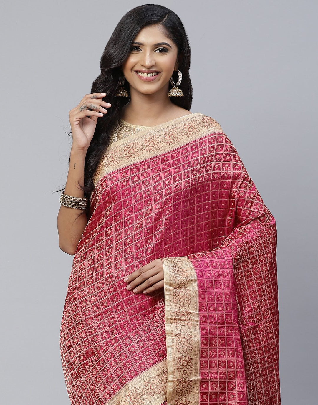 Woven Banarasi Tanchoi Saree