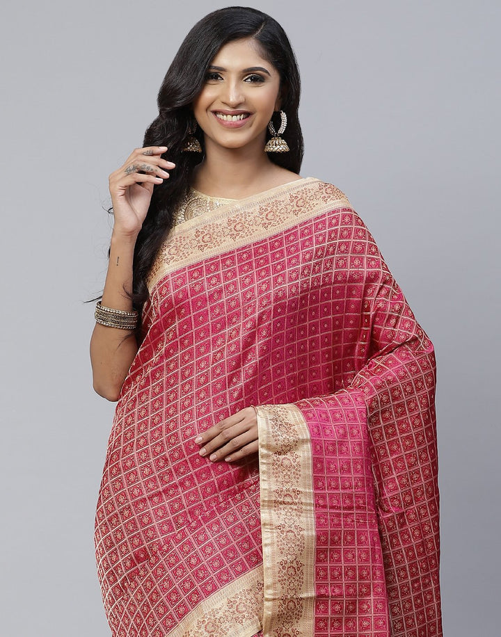 Woven Banarasi Tanchoi Saree