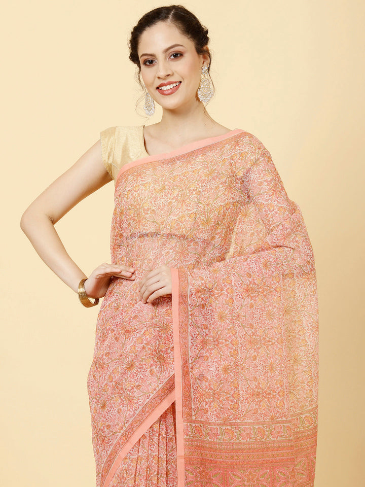 Printed Cotton Saree