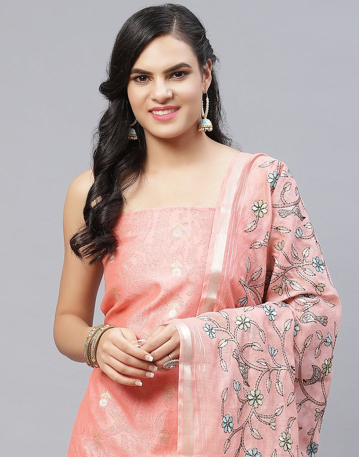Chanderi Printed Suit Piece
