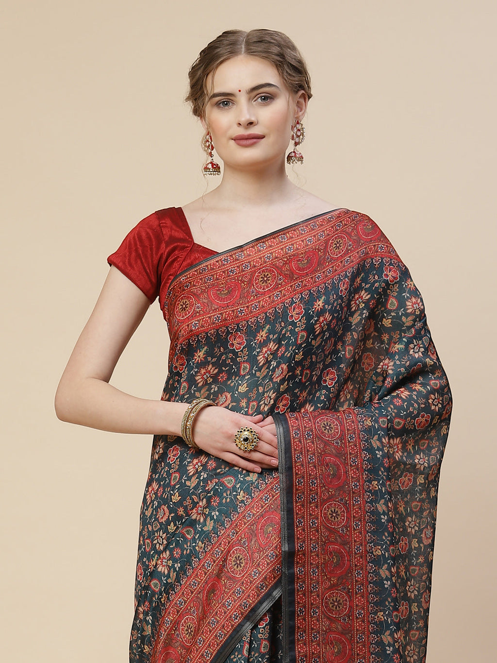 Printed Art Handloom Saree