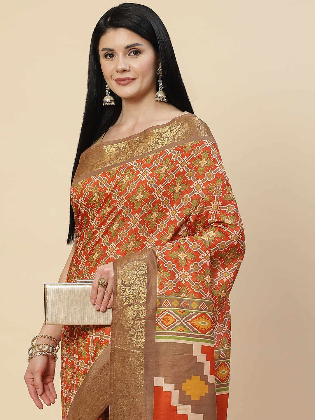 Patola Printed Handloom Saree