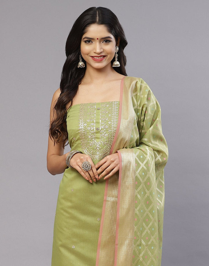 Chanderi Suit Set
