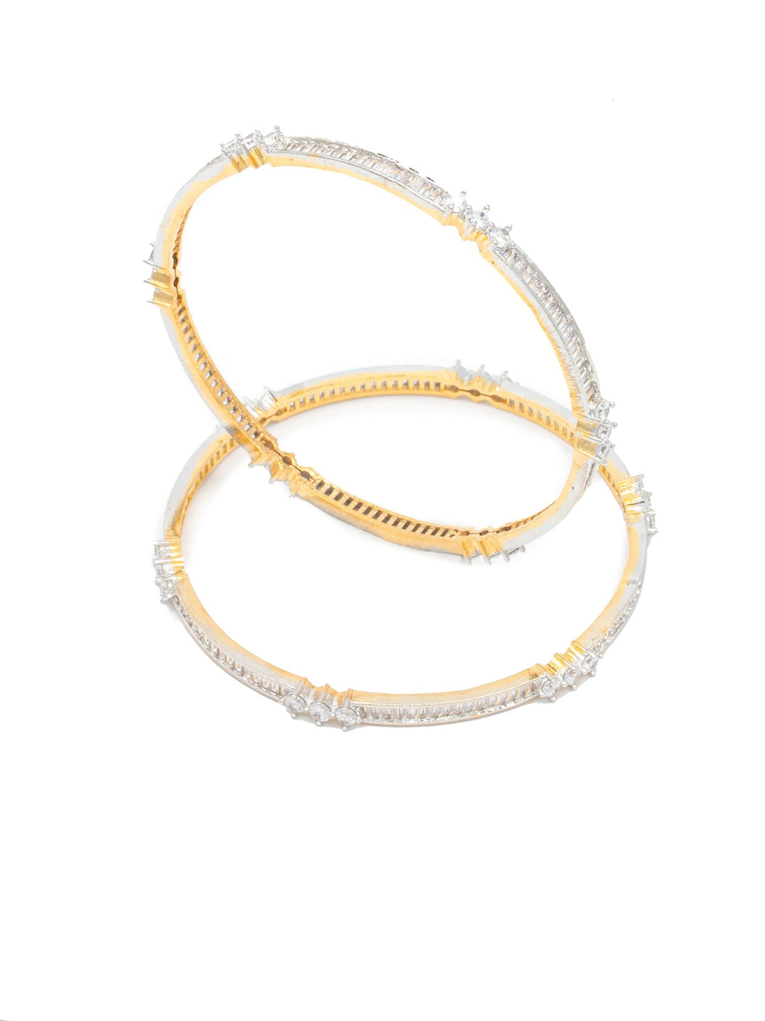 Golden &amp; White Bangle Set