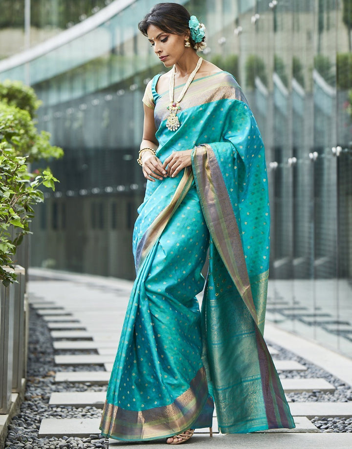 MBZ Meena Bazaar-Woven Handloom Saree