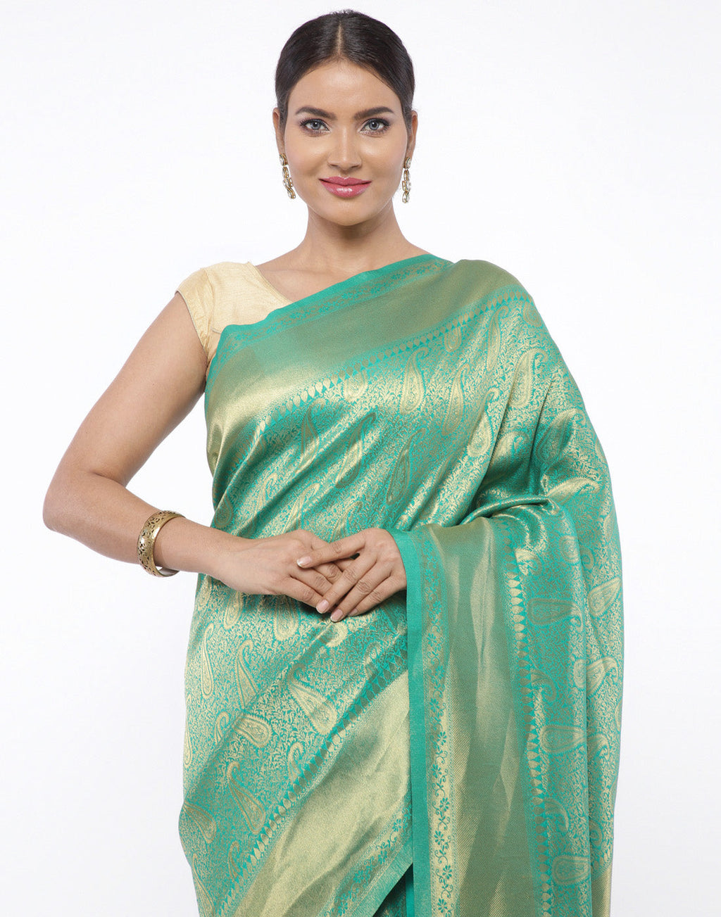MBZ Meena Bazaar-Art Handloom Woven Saree
