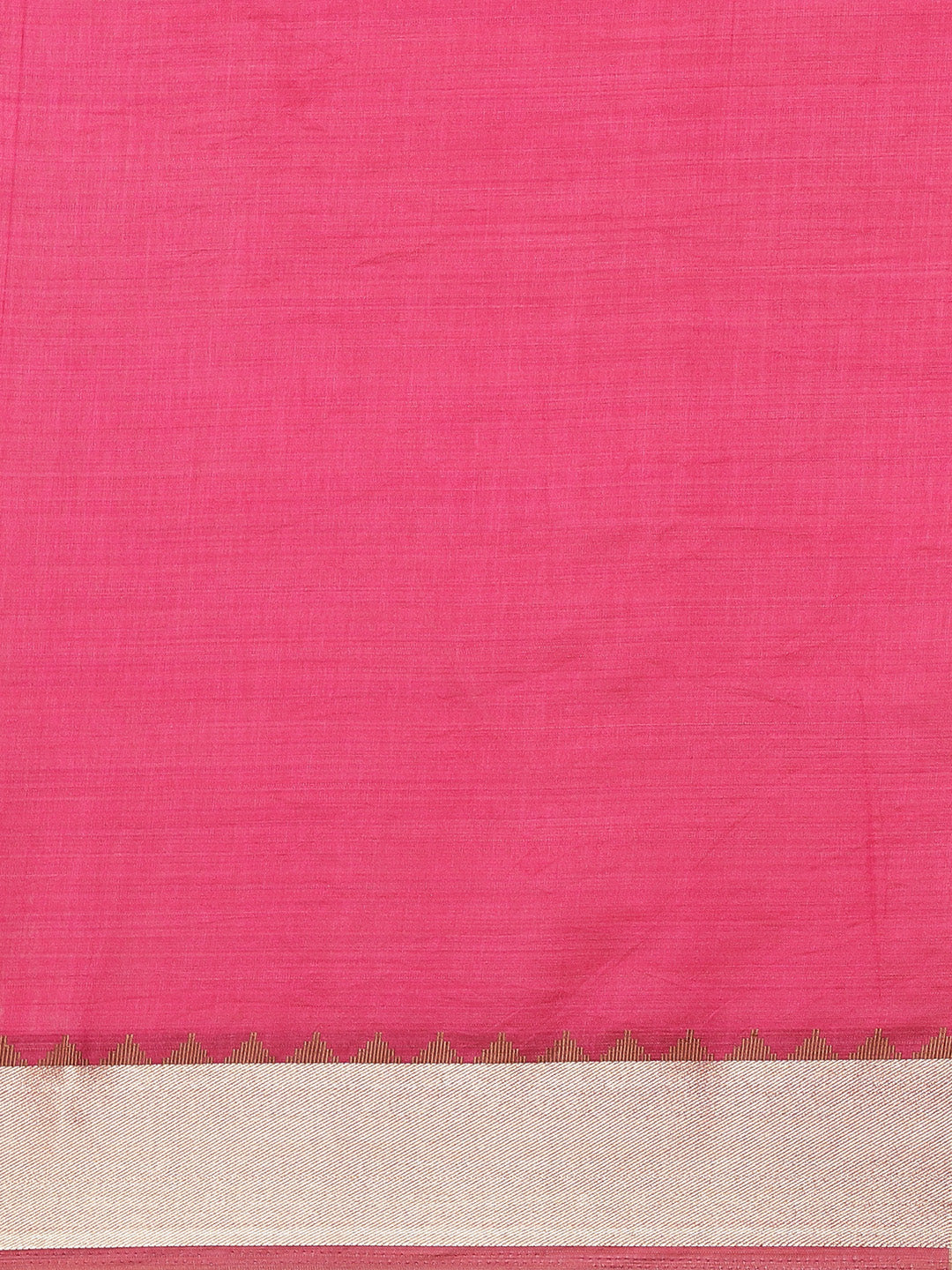 Plain Art Handloom Saree with  Zari  Border
