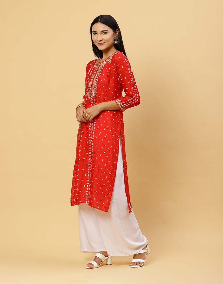 Printed Cotton Muslin Kurti