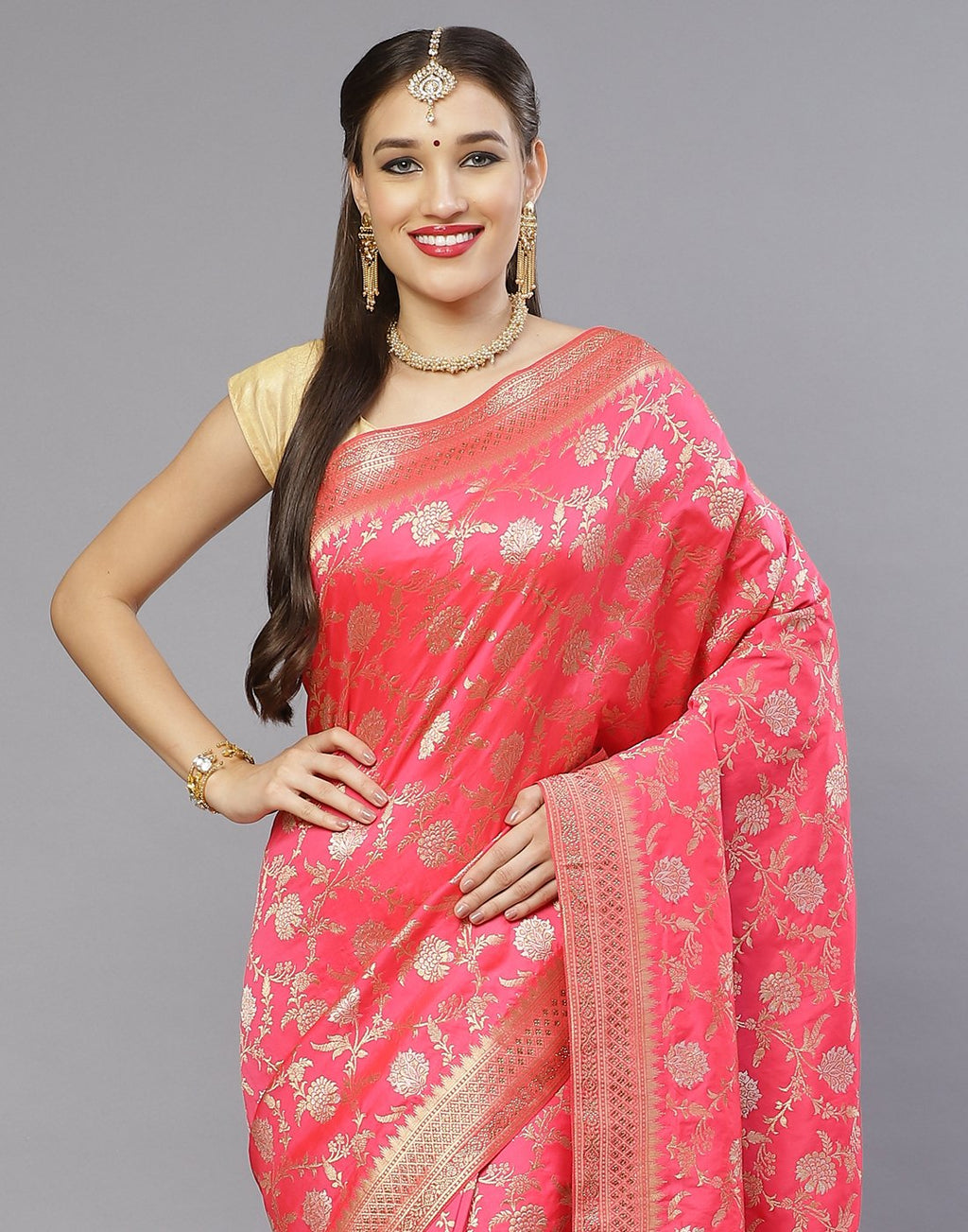 Banarasi Woven Embroider Saree