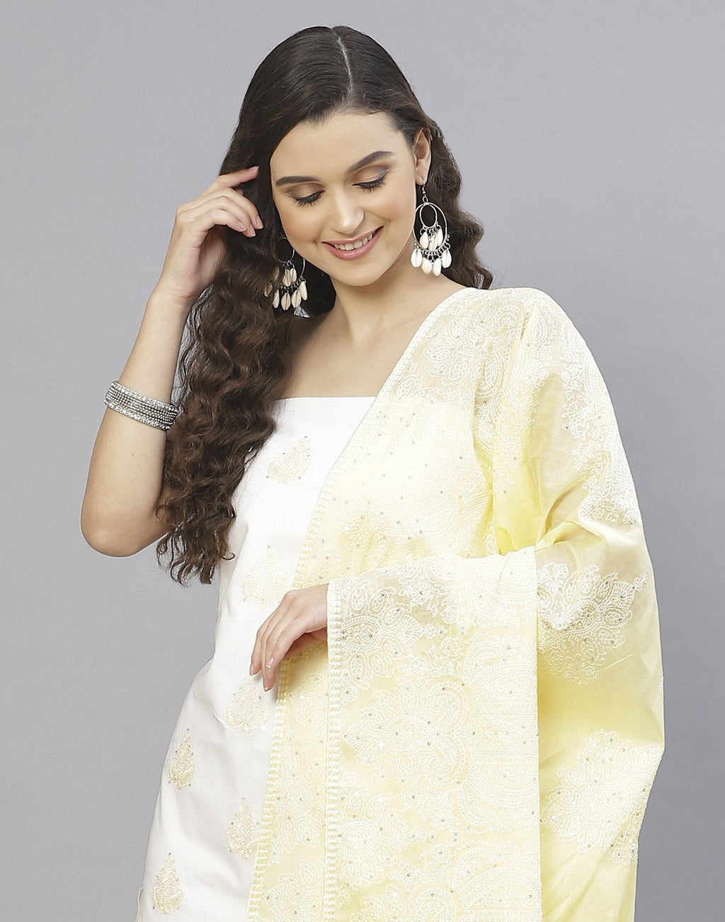 Cotton Embroidered Suit Set