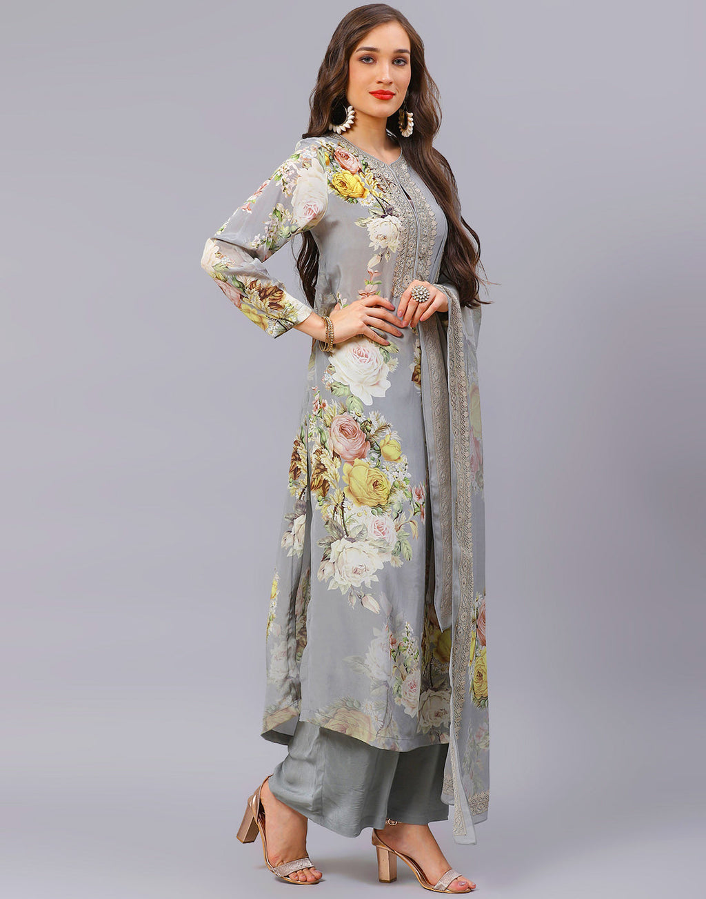 Digital Printed Salwar Kameez Stitched Suit