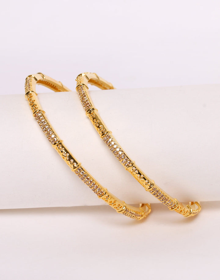 Traditional Gold Toned Bangle Set