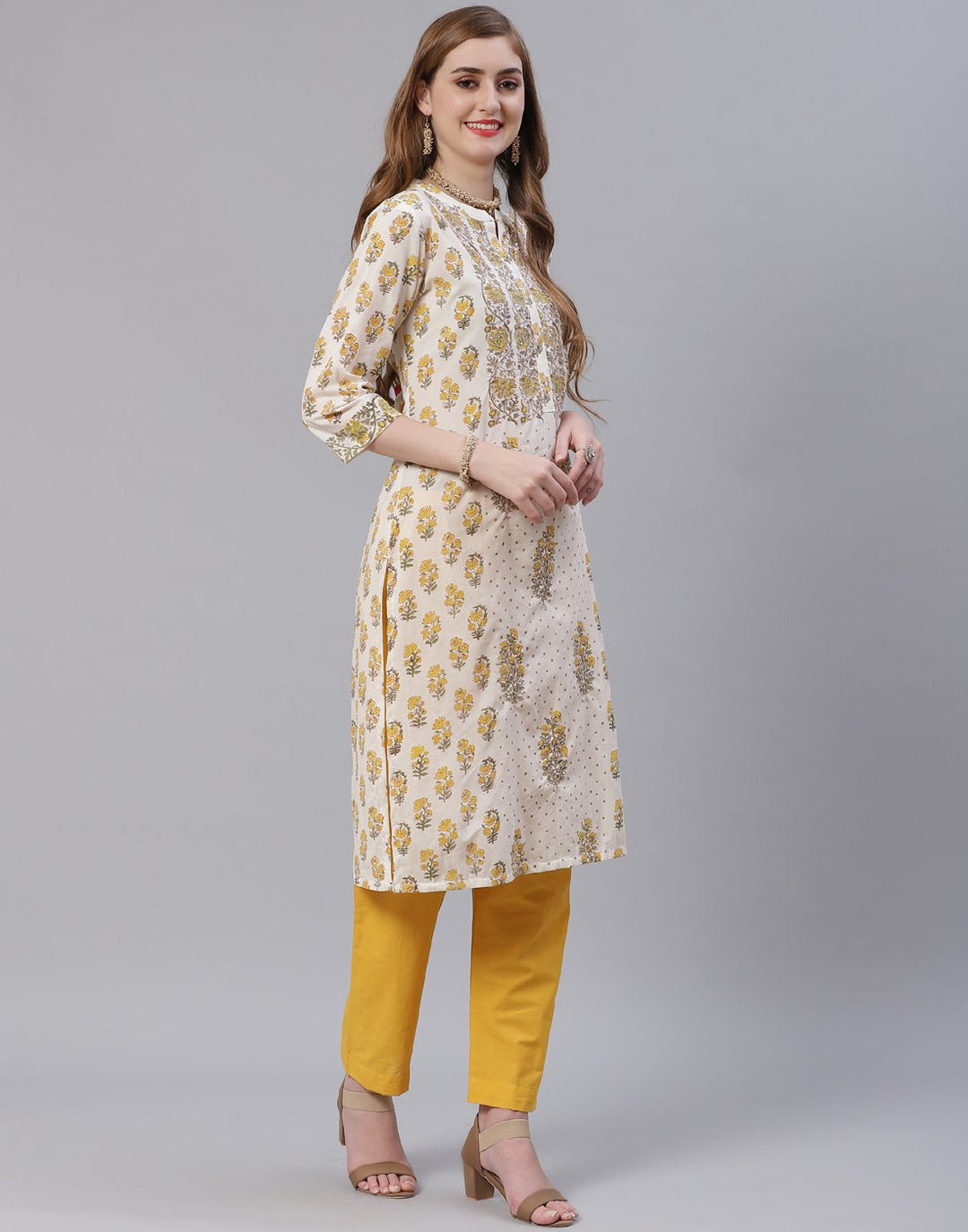 Cotton Printed Kurti with Pant