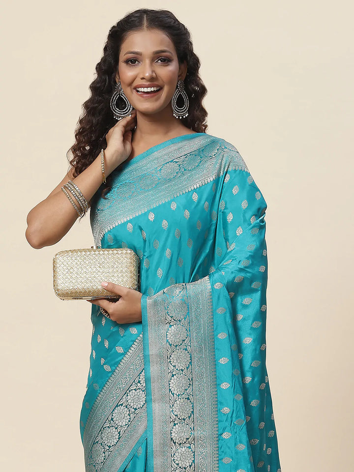 Zari Booti Handloom Woven Saree