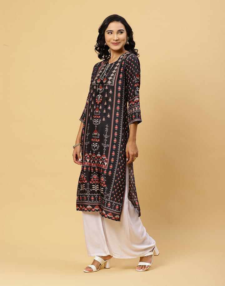 Printed Cotton Muslin Kurti
