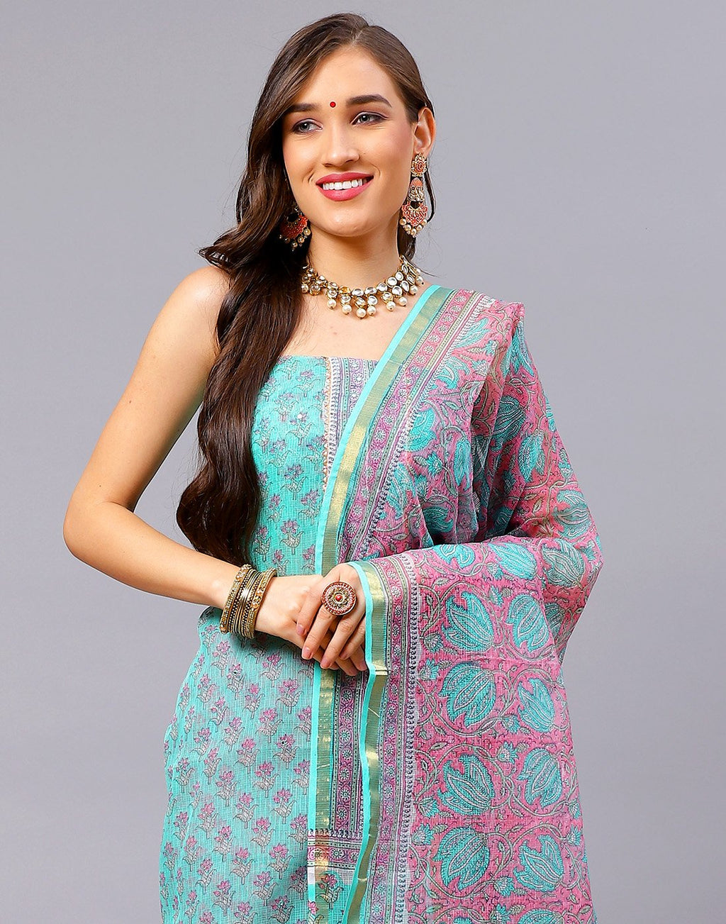 Cotton Printed Suit Piece