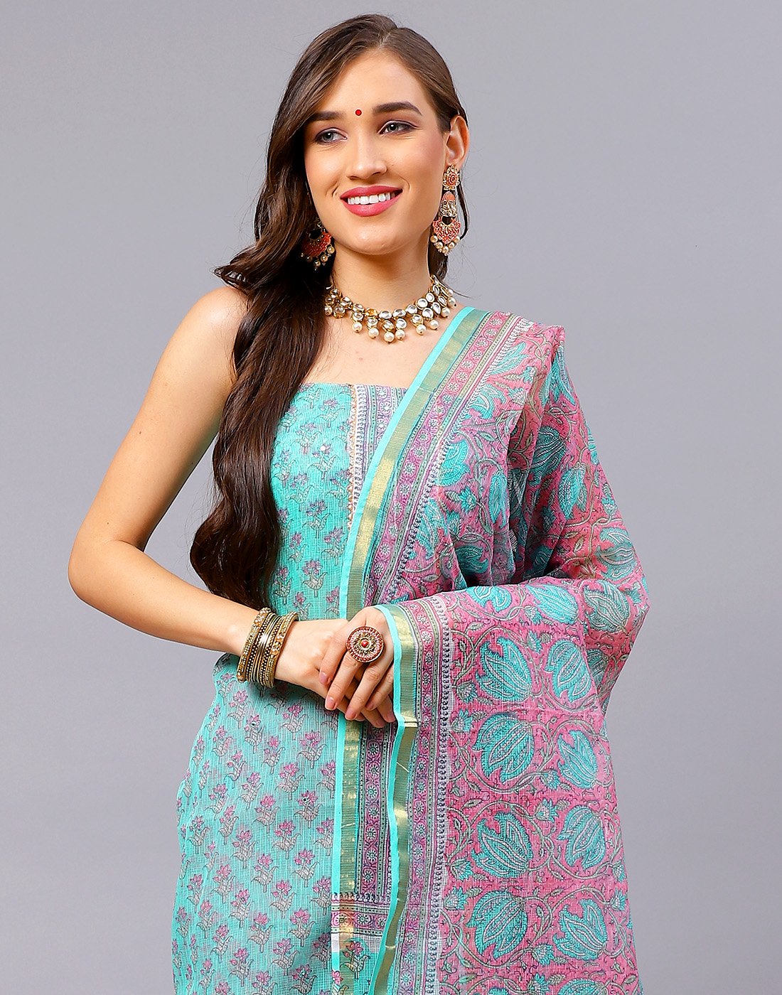 Cotton Printed Suit Piece