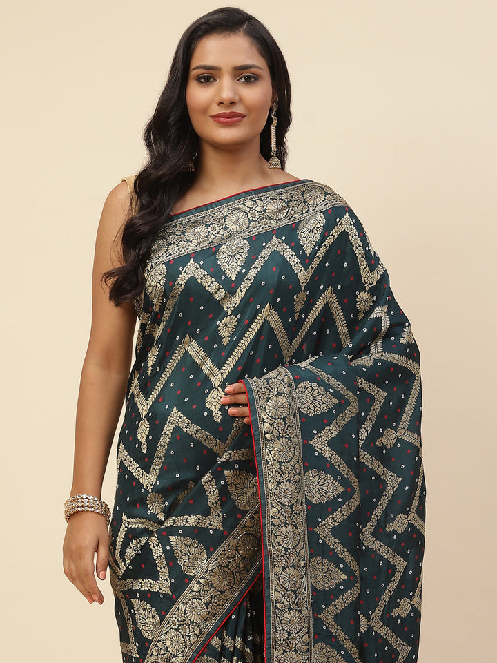 Stone Embroidered Banarasi Saree