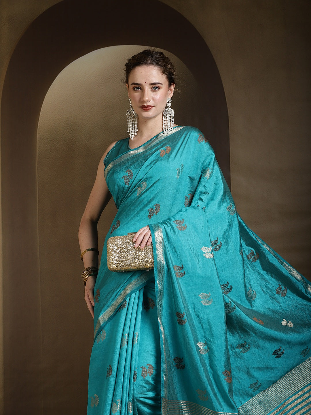 Woven Design Art Silk Saree