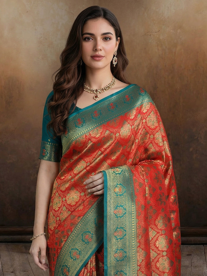 Woven Design Art Silk Saree