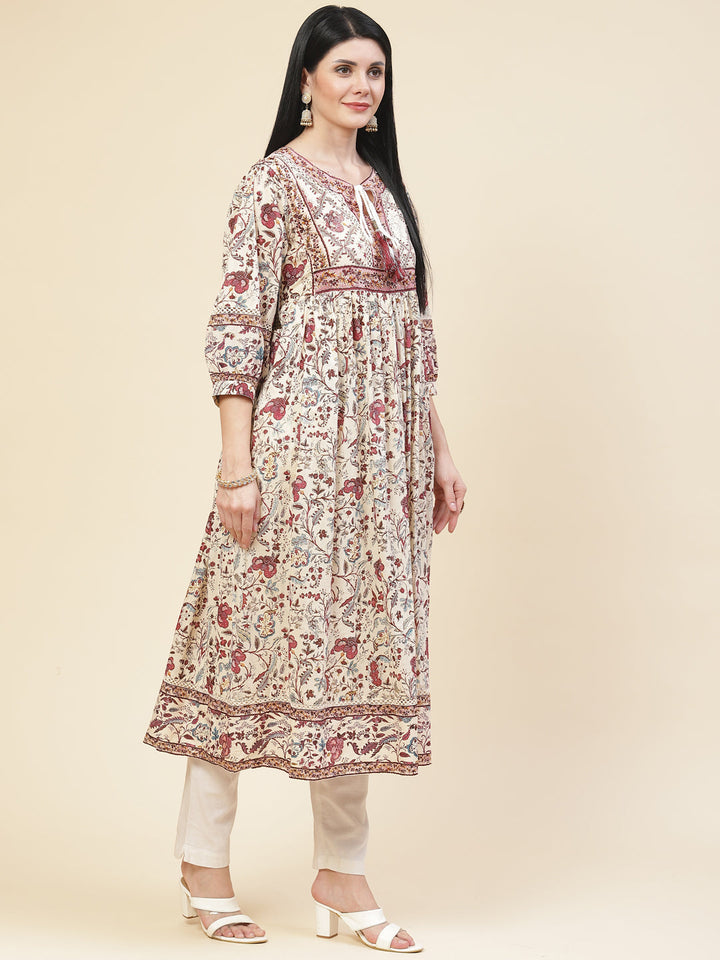 Printed Cotton Anarakali Kurta