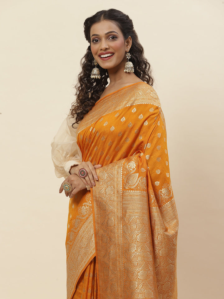 Zari Border Woven Handloom Saree