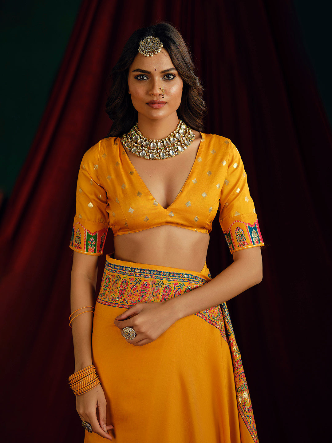 Printed Art Silk Saree