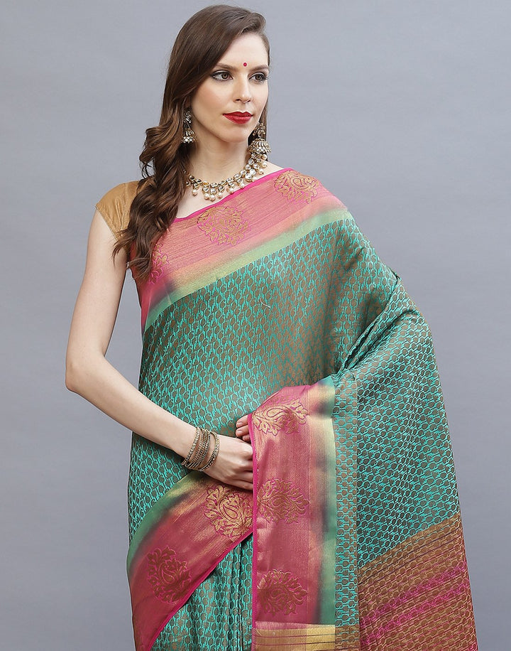 WOVEN ART HANDLOOM SAREE